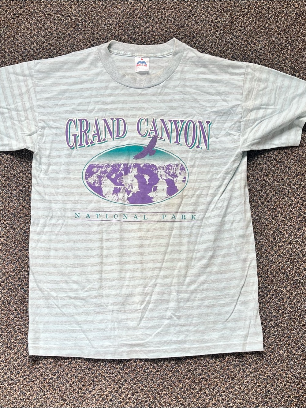 Vintage Grand Canyon National Park Graphic Tee - Light Gray